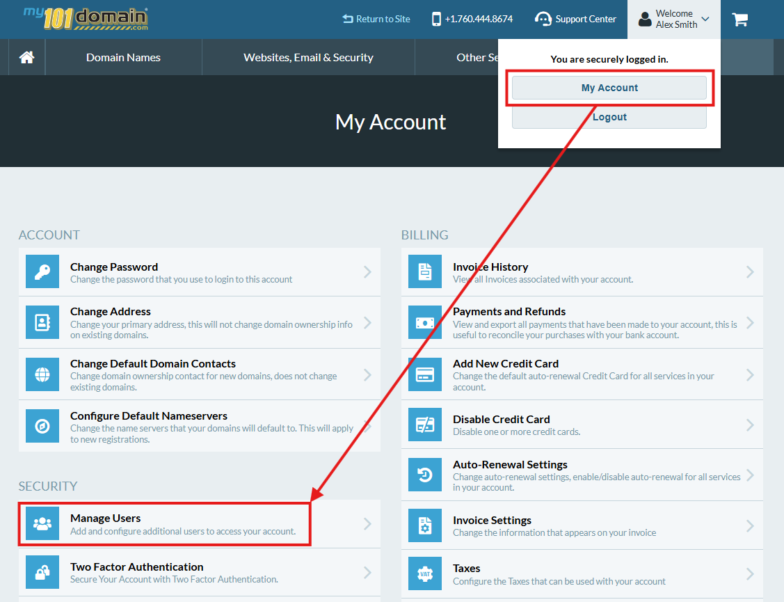 Client Admin_My Account Dashboard_Red Box Arrow.png