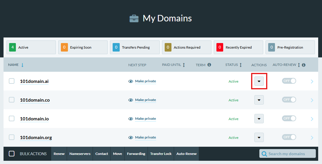 Client Admin_Domain List_Action Arrow_Red Box.png