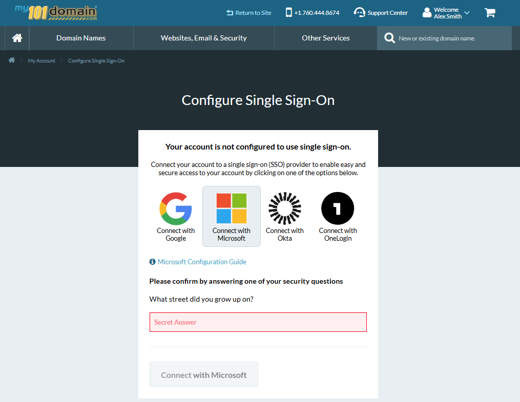 Configure Single Sign On_Microsoft Selected.png